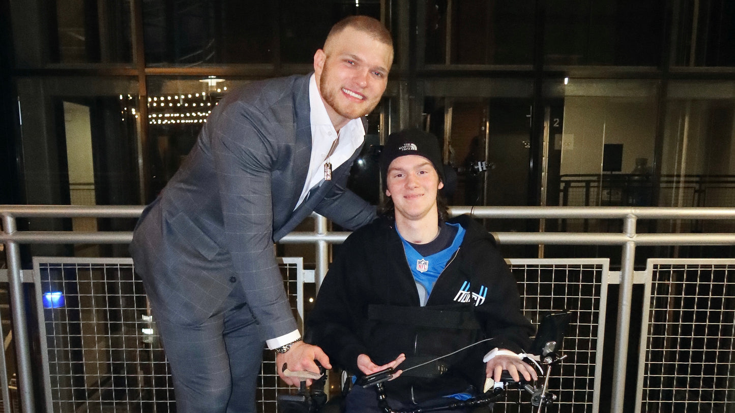 Aidan Hutchinson Detroit Lions Hutch Heroes Charity Foundation Owen Strong