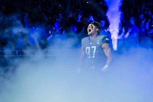 Aidan Hutchinson orchestrated ‘Thriller’ dance celebration for Lions defense
