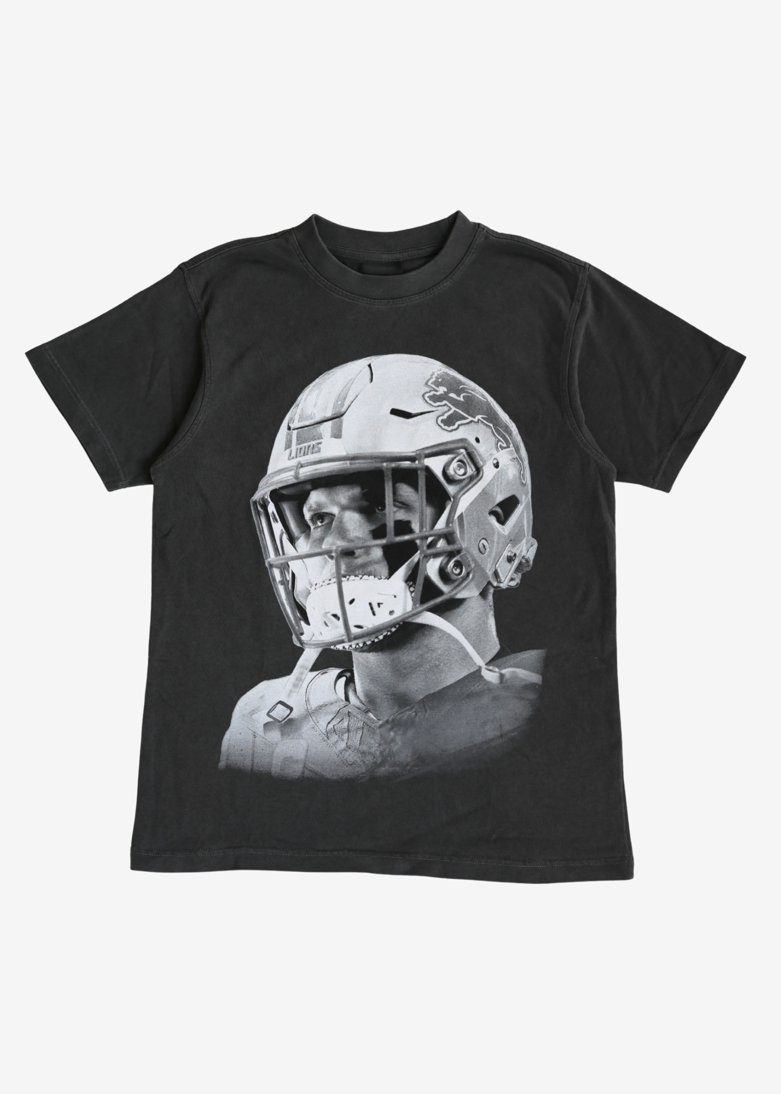 Aidan Hutchinson Detroit Lions Helmet House of Hutch Tee