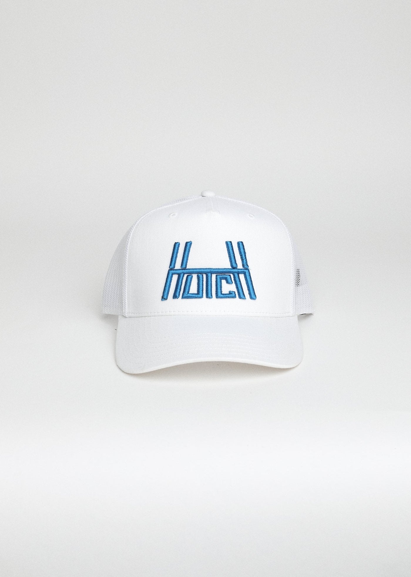 Aidan Hutchinson Hutch Trucker Hat House of Hutch Detroit Lions colors themed logo