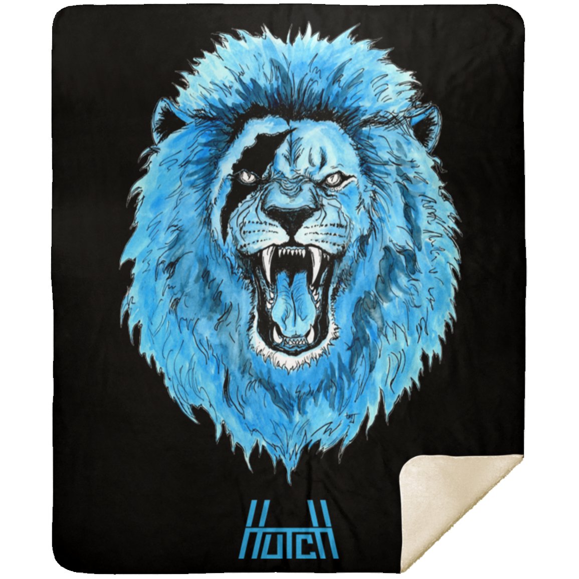 Blanket with discount lion on it