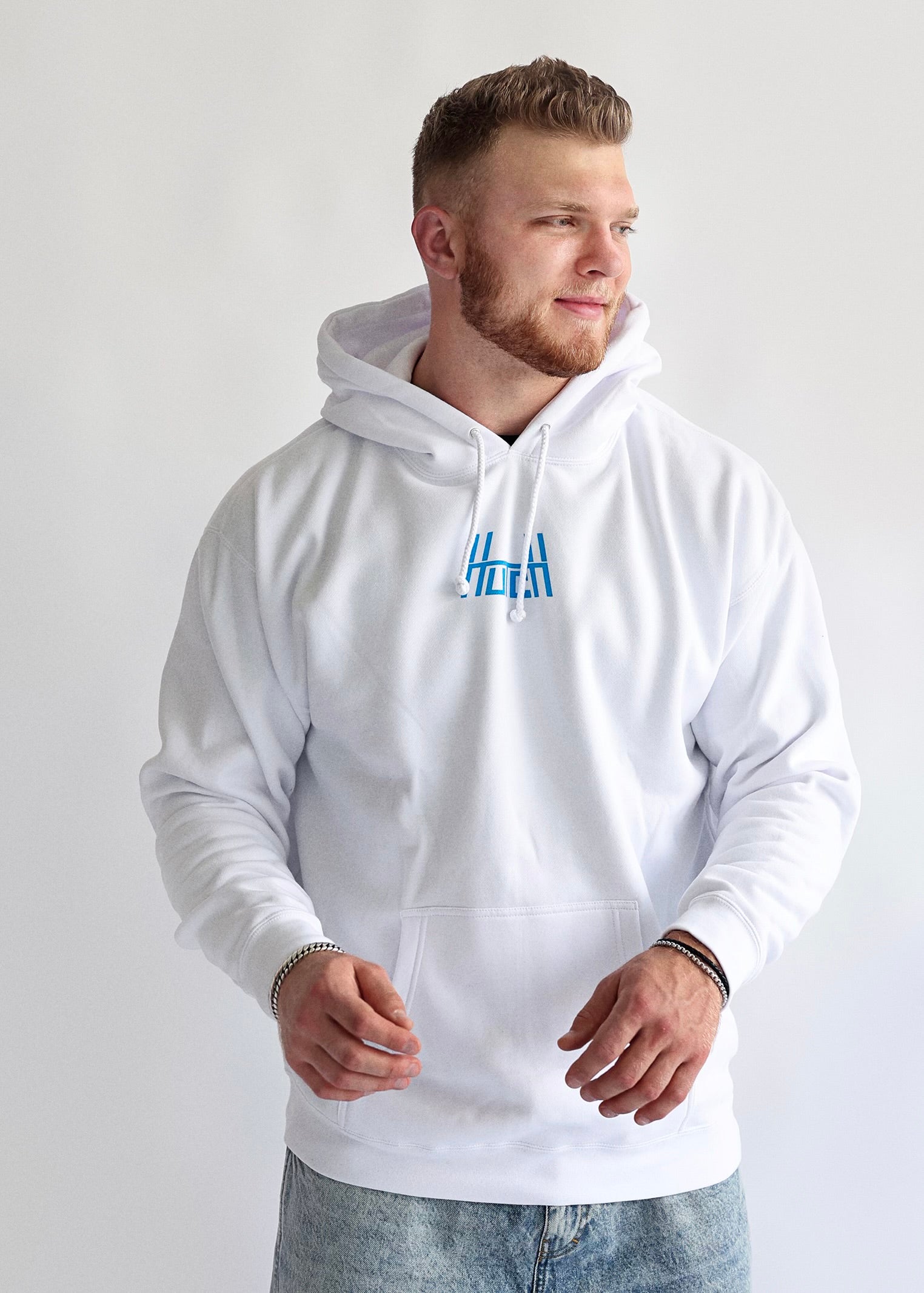 PREMIUM Lion Hoodie White