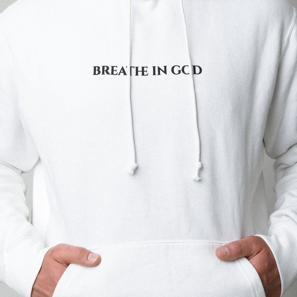 
                      
                        Aidan Hutchinson's Hutch Breathe In God Hoodie - Shop official Aidan Hutchinson merchandise from the House of Hutch
                      
                    