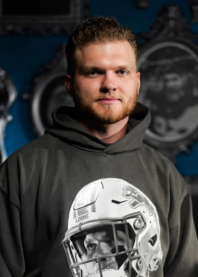 Aidan Hutchinson Detroit Lions NFL Helmet Hoodie
