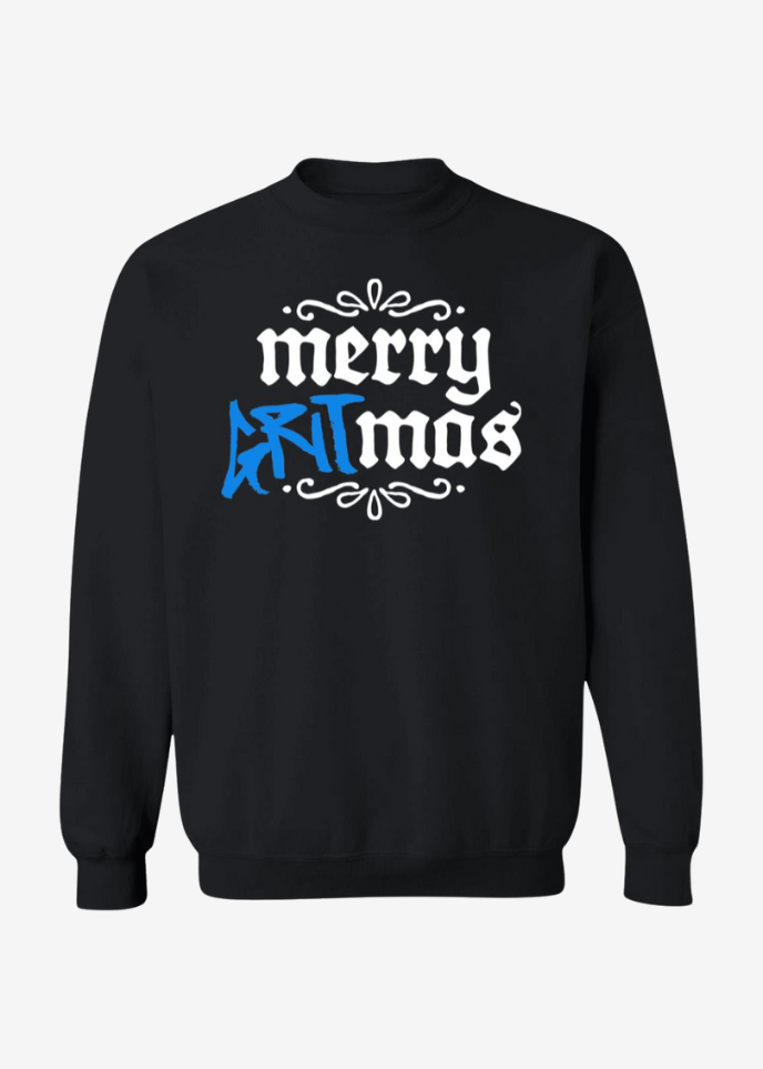 Merry Gritmas Crewneck - Black