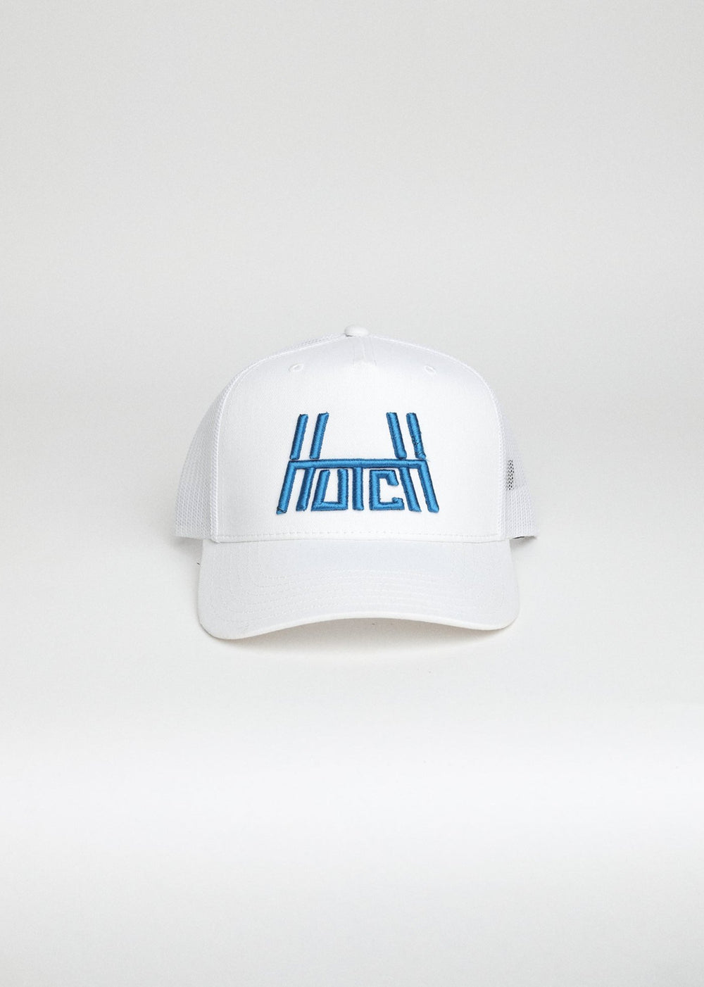 Aidan Hutchinson Hutch Trucker Hat House of Hutch Detroit Lions colors themed logo