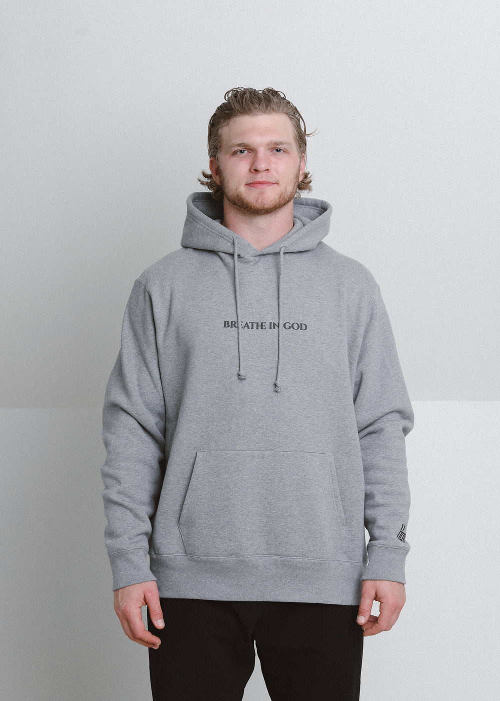 Aidan Hutchinson Breathe In God Hoodie: Shop official Aidan Hutchinson merchandise from The House of Hutch